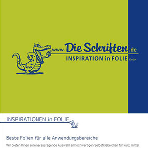 Die Schriften - Webdesign: Multiscroll Webseite für Die Schriften, Weinsheim [Multiscroll JS, HTML5, CSS3]