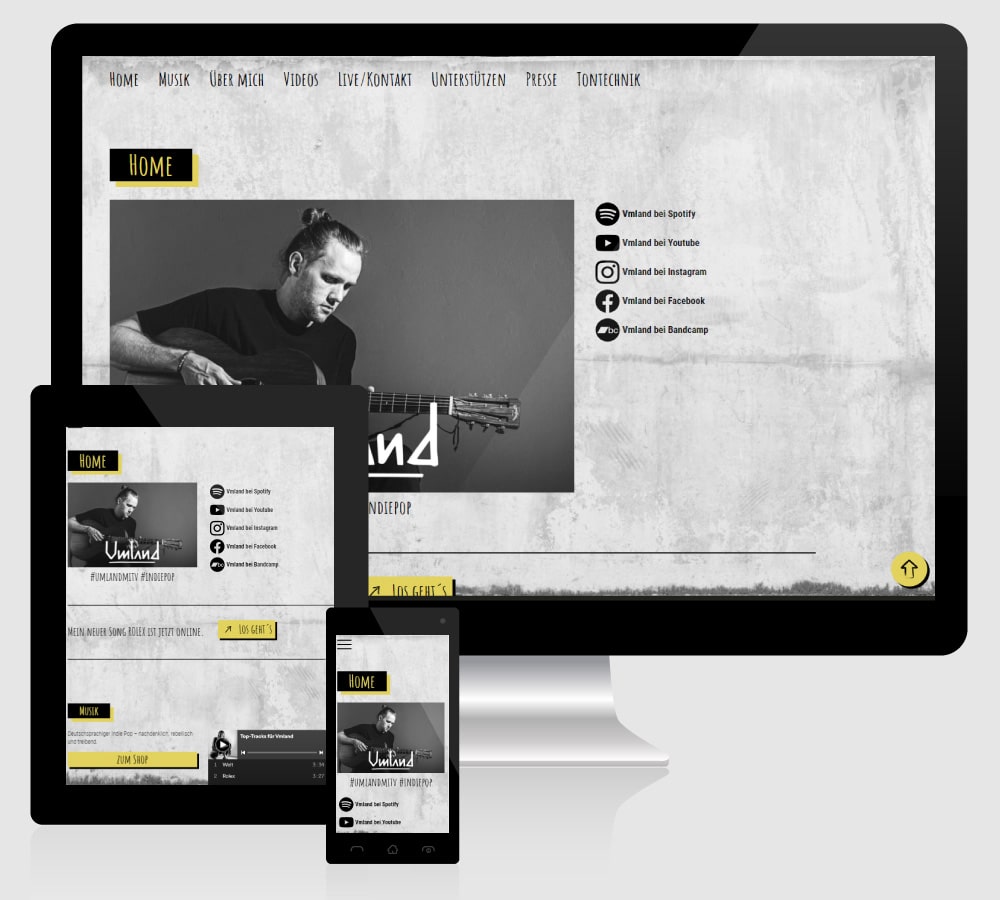 Webdesign für Vmland